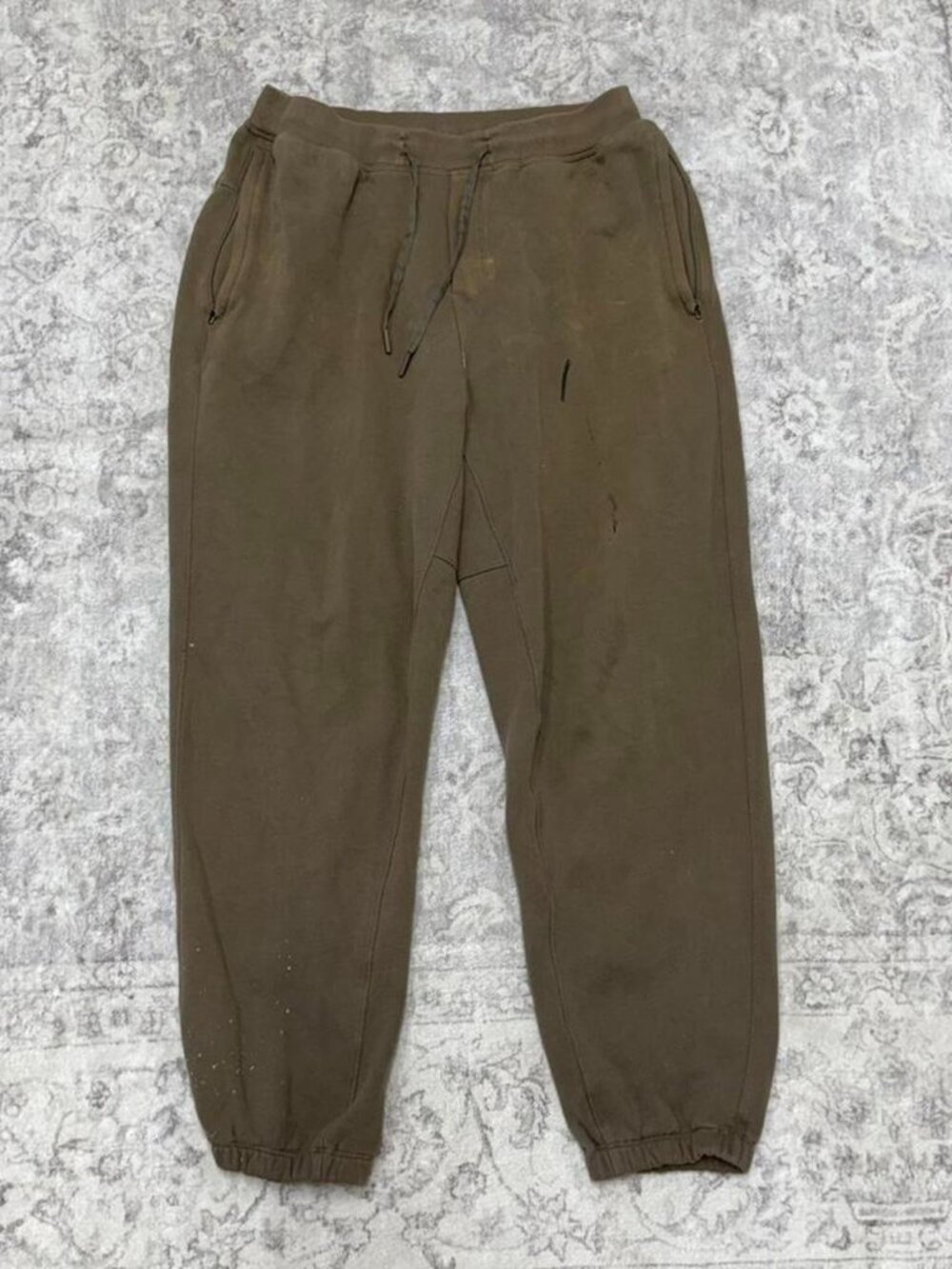 distressed Lululemon sweatpants joggers